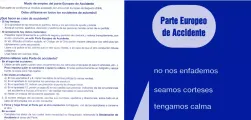 Parte amistoso de accidente: qué es, cómo rellenarlo y PDF descargable