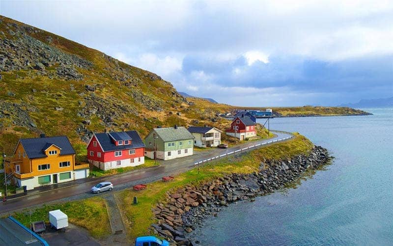 La localidad de Havøysund